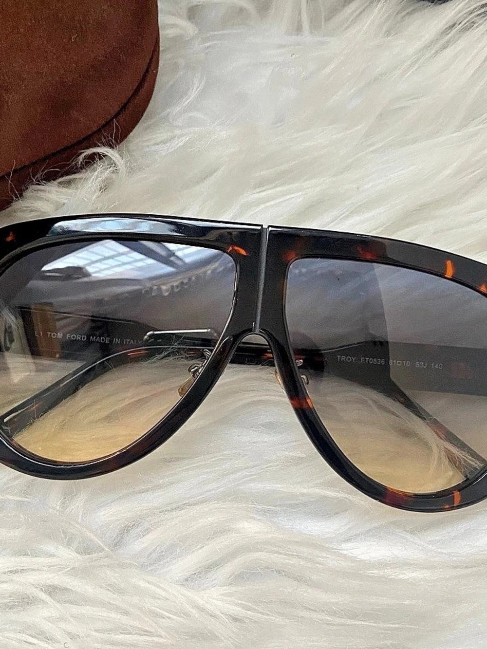 Tom Ford Jasper-02 FT0835 Sunglasses Tortoiseshell Oversized Sunglasses
